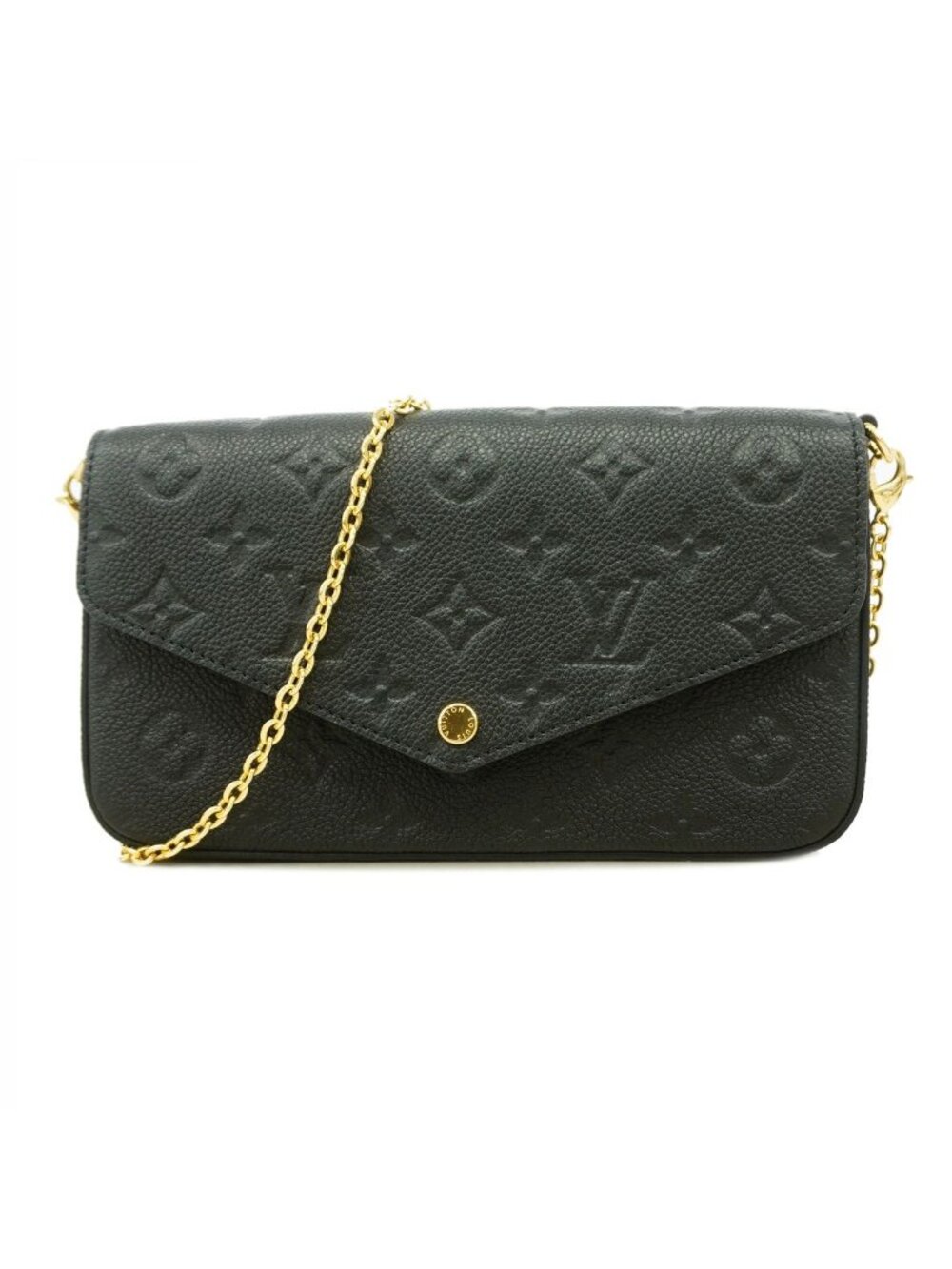 Louis Vuitton Wallet on Chain Monogram Empreinte Pochette Felicie Noir